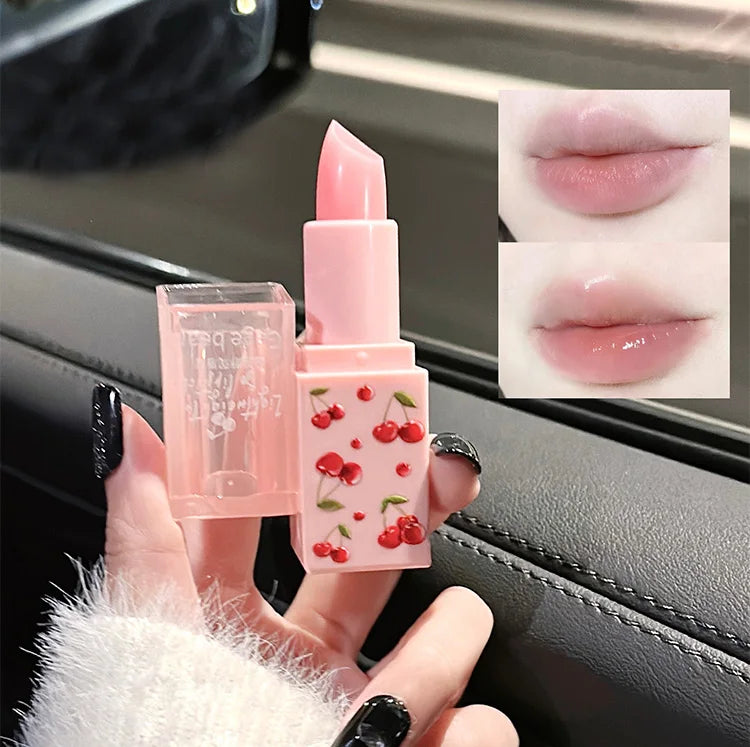 Cherry Glow Lip Balm & Oil Set – Hydrating, Glossy, Cute Finish - Noire Co