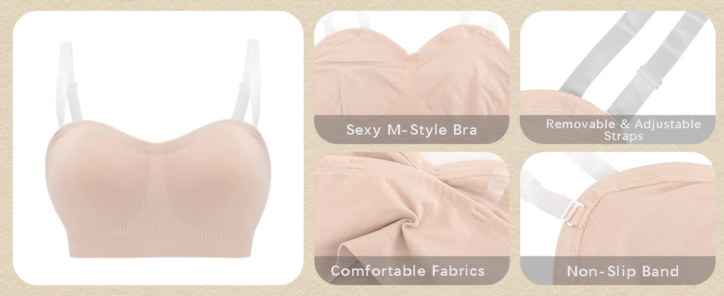 Noire StayUp™ Seamless Strapless Bra - Noire Co