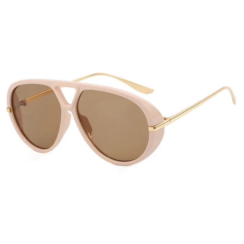 Soléa Oversized Sunglasses – Vintage Square Women’s Frames - Noire Co