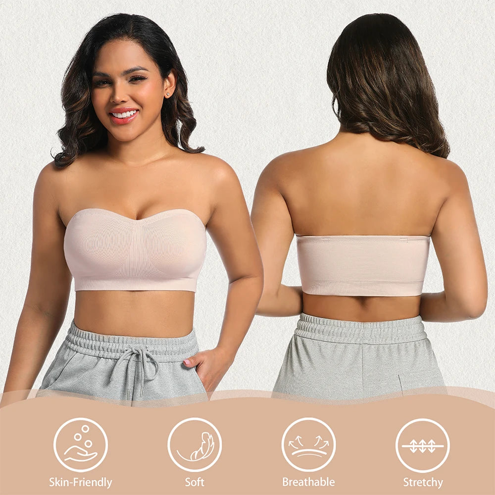 Noire StayUp™ Seamless Strapless Bra - Noire Co
