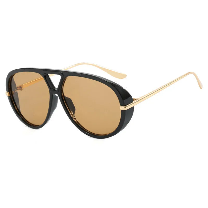Soléa Oversized Sunglasses – Vintage Square Women’s Frames - Noire Co